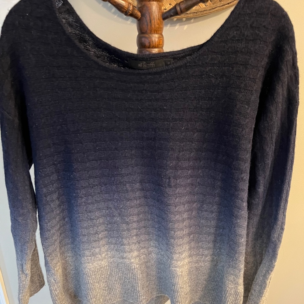 Raffi 100% Cashmere Scoop Neck Sweater
